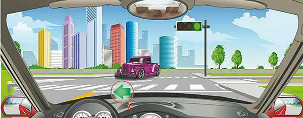 2014科目四C1安全文明驾驶模拟考题16