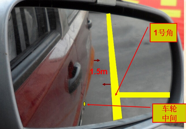 侧方位停车怎么看后视镜