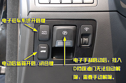 电子手刹怎么用 电子手刹和自动驻车区别