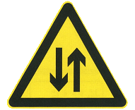 双向交通标志标志