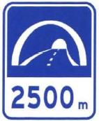 隧道出口距离标志_隧道出口距离预告标志