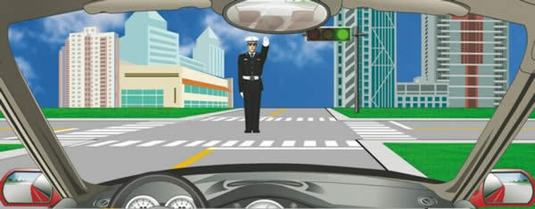 2014交通文明驾驶模拟考试科目四16