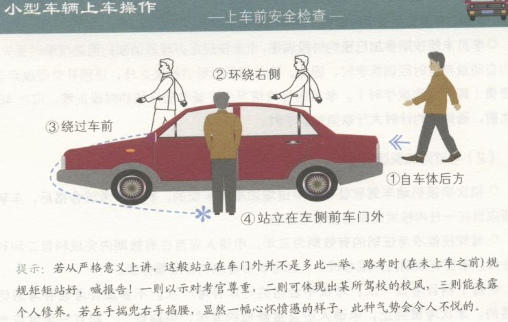 科目三上下车动作规范