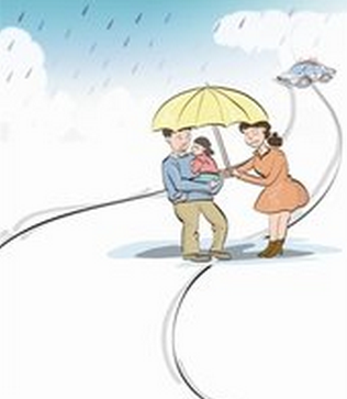 洛阳一家三口遇车祸一死两伤