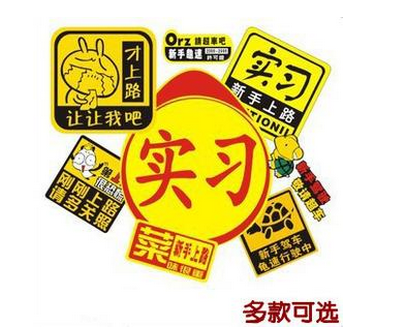 小白上路实习标志哪儿可以领
