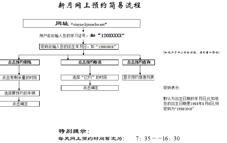 新悦驾校学车在线预约步骤