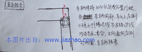 直角转弯简单操作方法