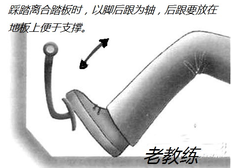 科目二离合器踏板操作办法
