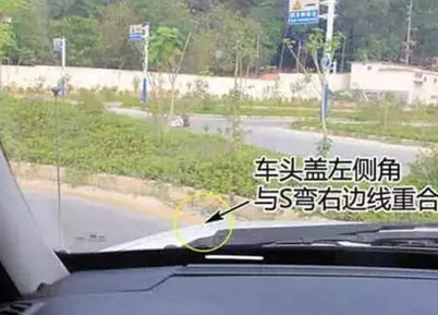 科目二曲线行驶看点方法图形解析