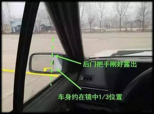 倒车入库方法图形解析2015