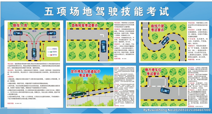 驾驶证考试科目二必考五项方法