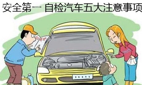 汽车年检时有什么项目可以自检