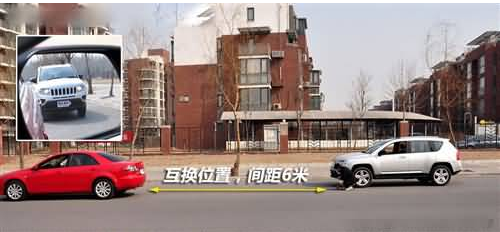 倒车时怎么分辨前后车距