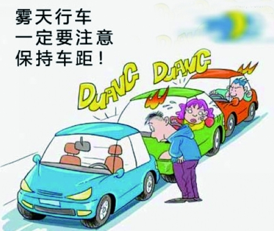 雾天行车安全驾驶方法