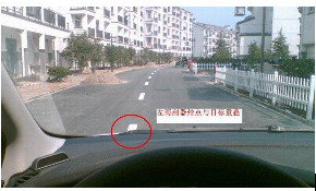 科目三考试判断路边线距离图形解析