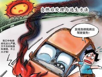 汽车突发自燃如何解决