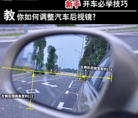 如何正确调整后视镜