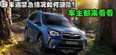 行车遇见紧急状况该如何避险