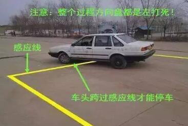 科目二倒车入库过关方法图形解析