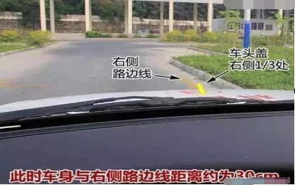 科目二侧方位停车过关方法图形解析