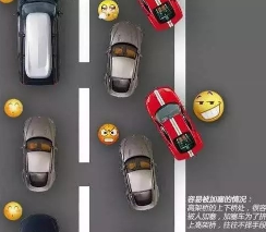 开车上路防加塞方法
