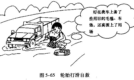 货车、汽车泥泞路段驾驶方法