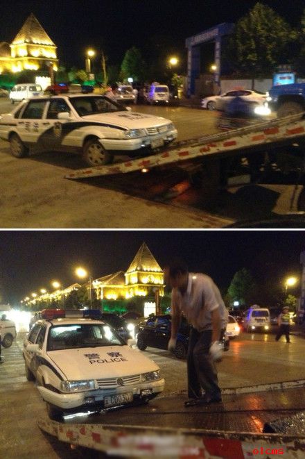 云南昭通车祸 警车肇事司机逃跑疑似酒后醉酒驾驶